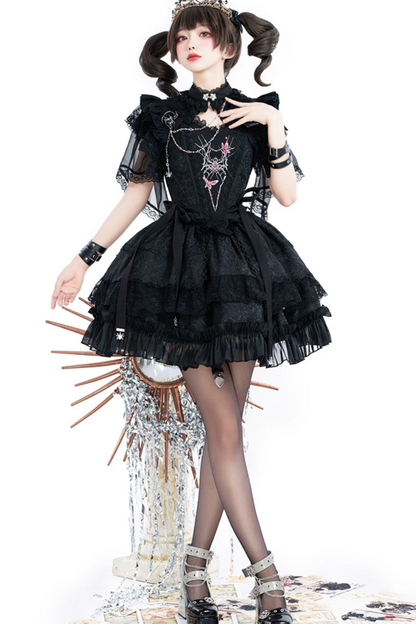 Gothic Lolita Split Lace Lolita Dress + Skirt + Bolero
