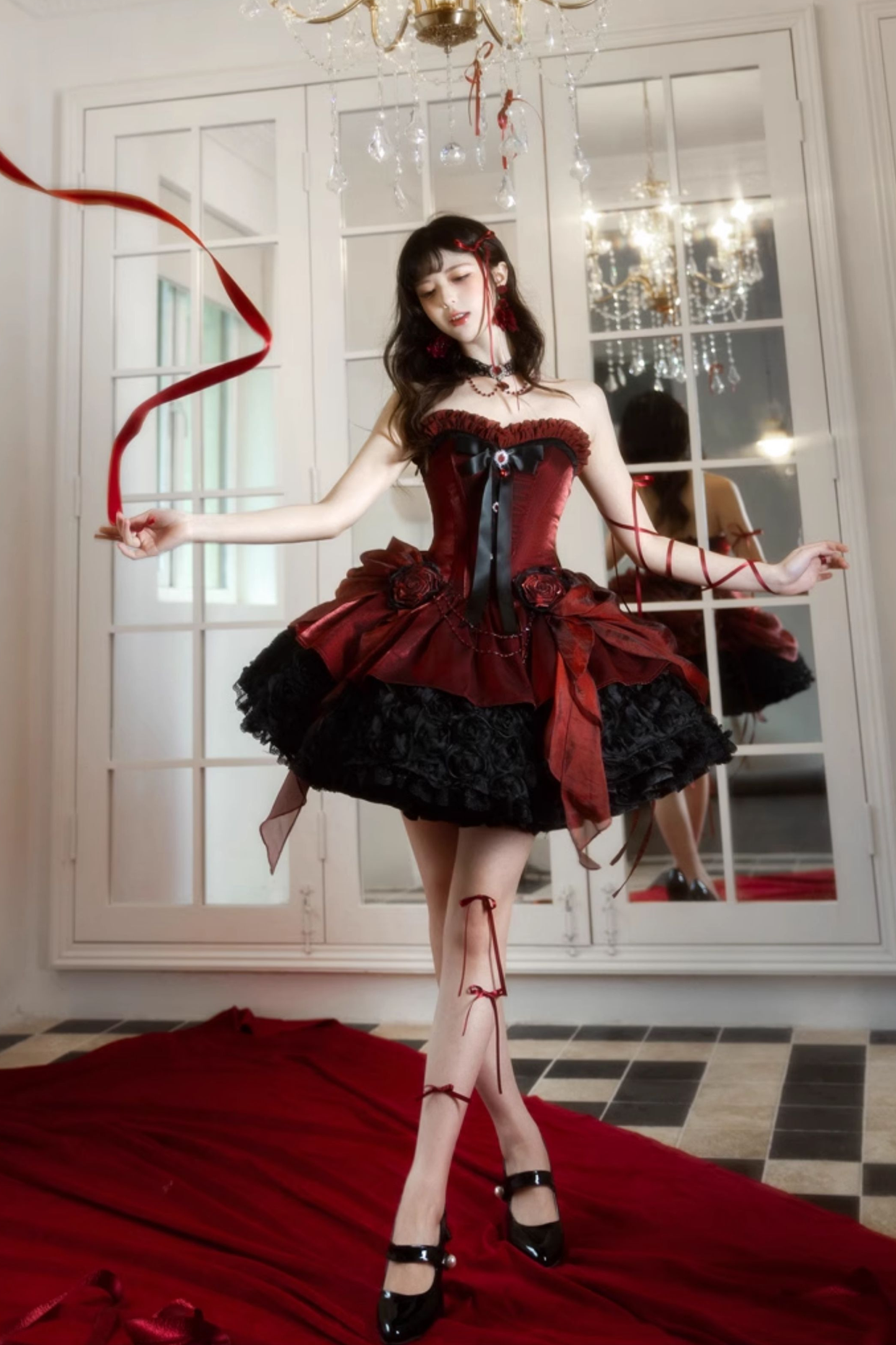 エレガントゴシックドールドレスセット