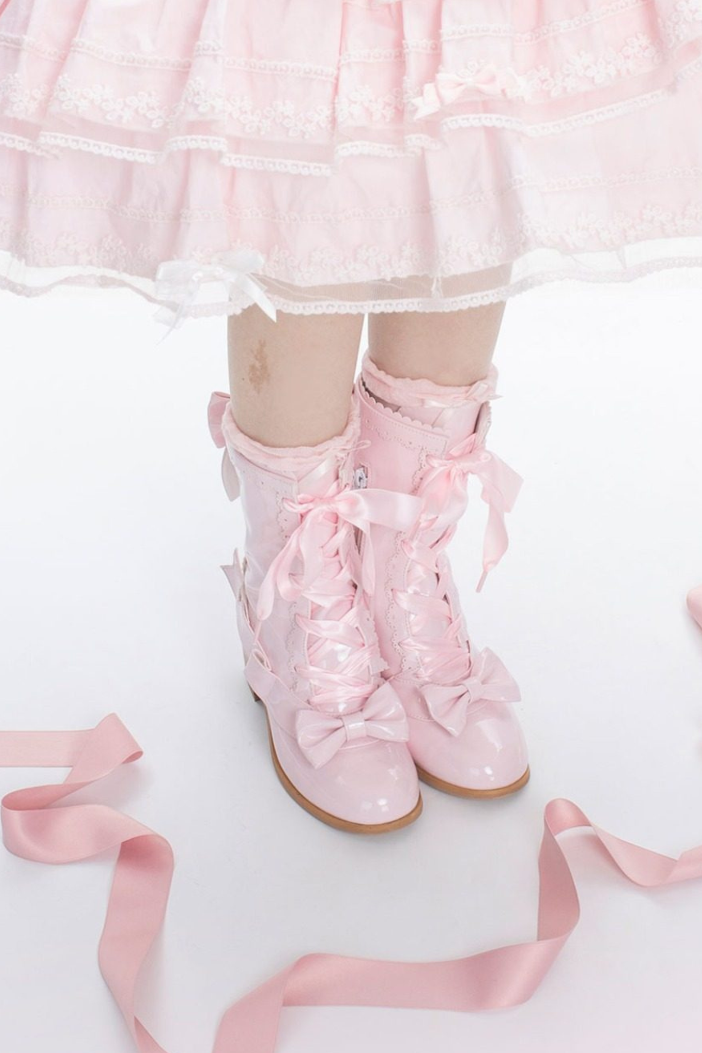 Sheep puff retro boots