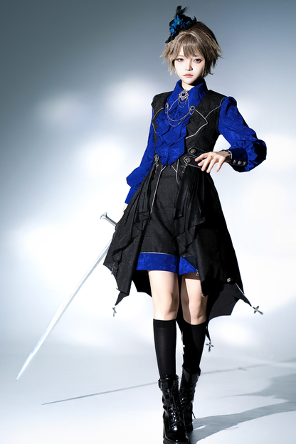 ムーンリットナイトシャツ+ベスト+ショートパンツ