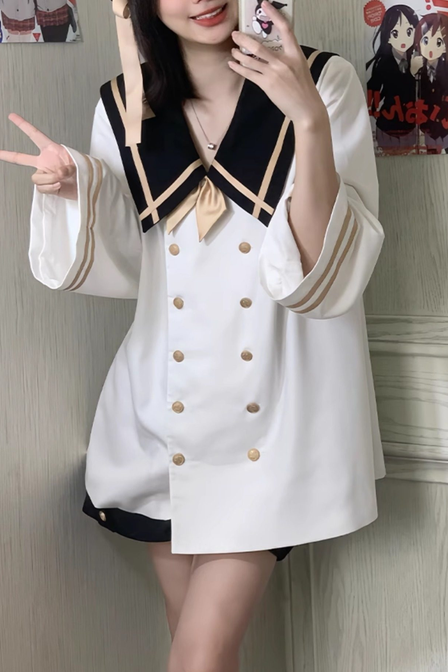 Prince Big Sailor Top + Pants + Beret + Tie + Socks