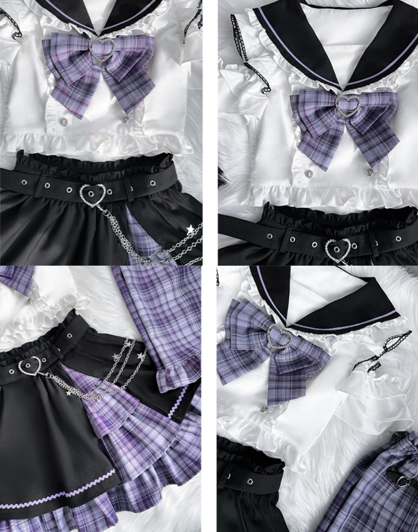 ドリームスターフリルセーラーカラーセットアップ＋レッグカバー