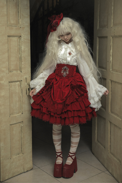 Moon River Gothic Skirt + Cape + Top + Bow