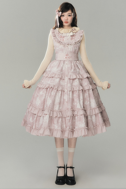 ラブリーロリータベストドレス+トップス+ベルト