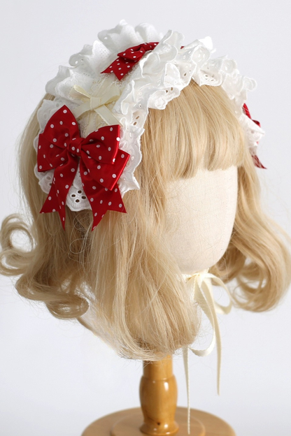 ストロベリードットケーキヘアアクセサリー