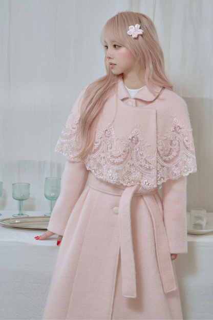 スイートレースケープロングコート