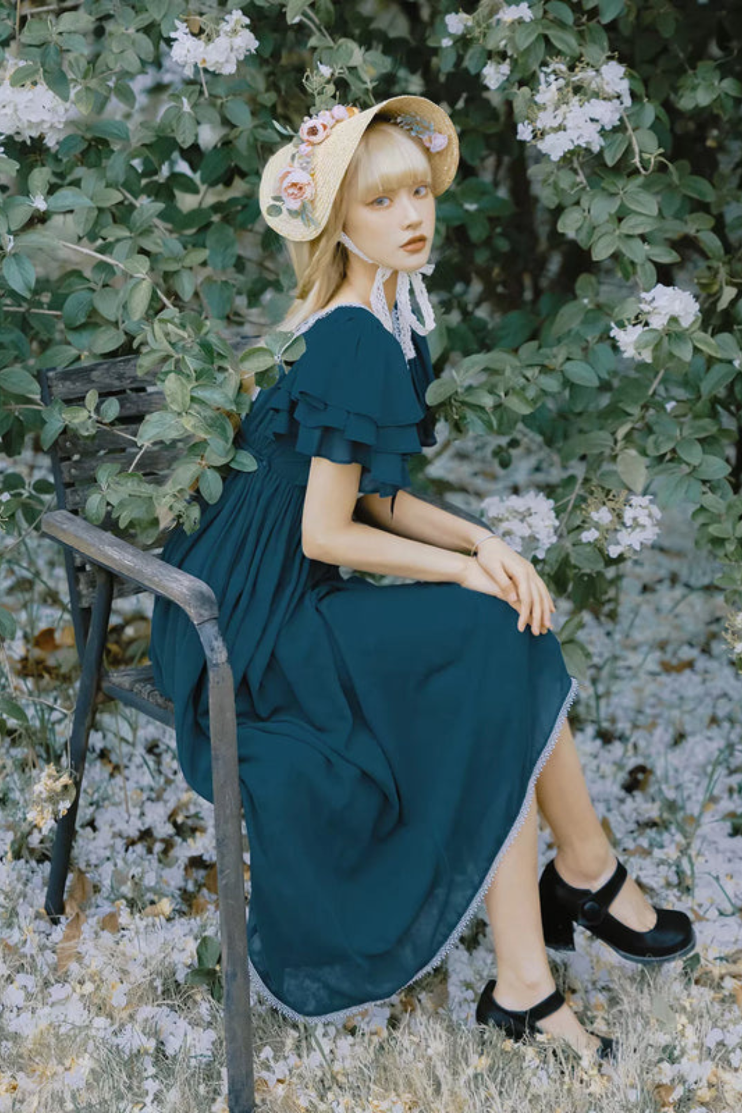 レトロメモリーフレアロリータドレス