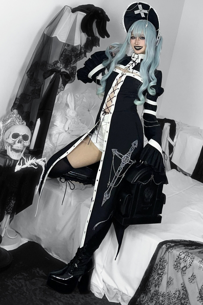 Gothic Lolita Dress + Nurse Hat