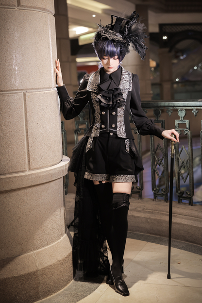 Dark Prince Lolita Jacket + Shirt + Pants + Vest