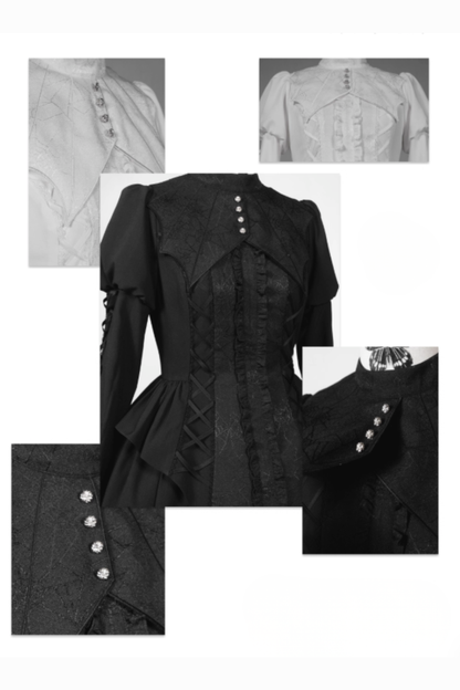 [Deadline for reservations: November 19] Camilla Spider Web Bat Gothic Dark Series Dress Full Set + Setup Full Set