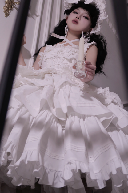 Lace Goth Subculture Dark Star Island Lolita Dress