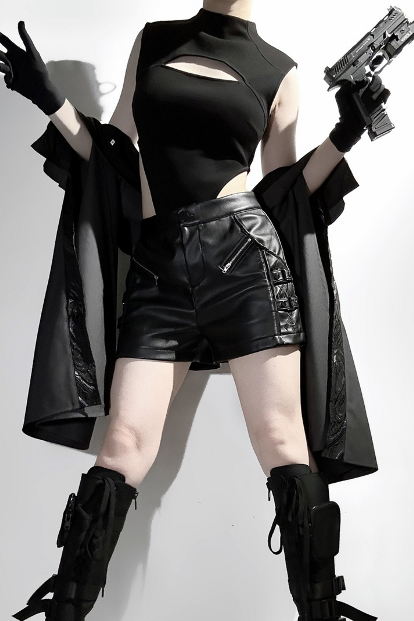 [Reservation Product] Jinbu Lolita Mode Wide Jacket + Top + Shorts