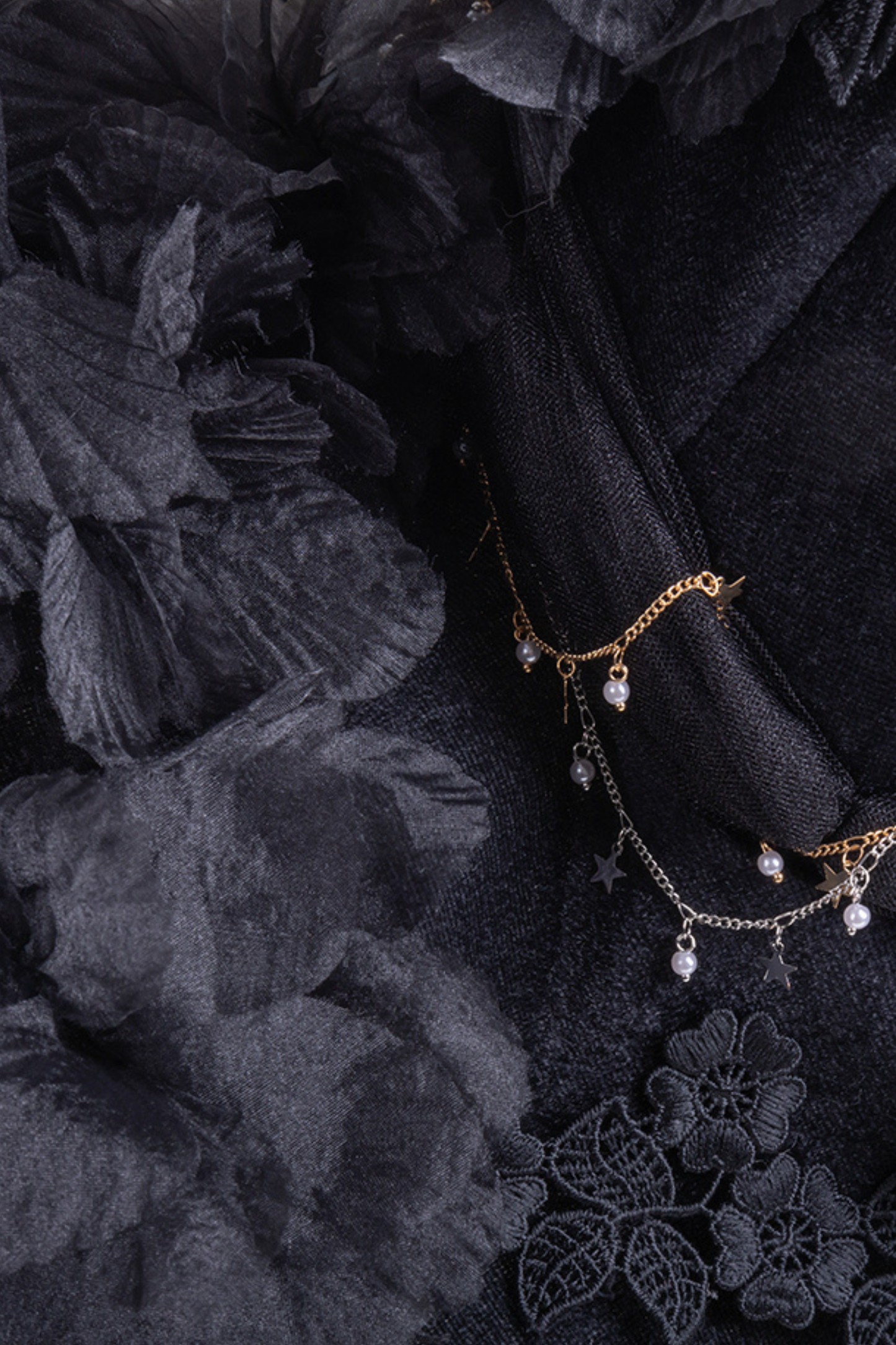 Lace Lolita Gothic Witch Hat + Hat Clip