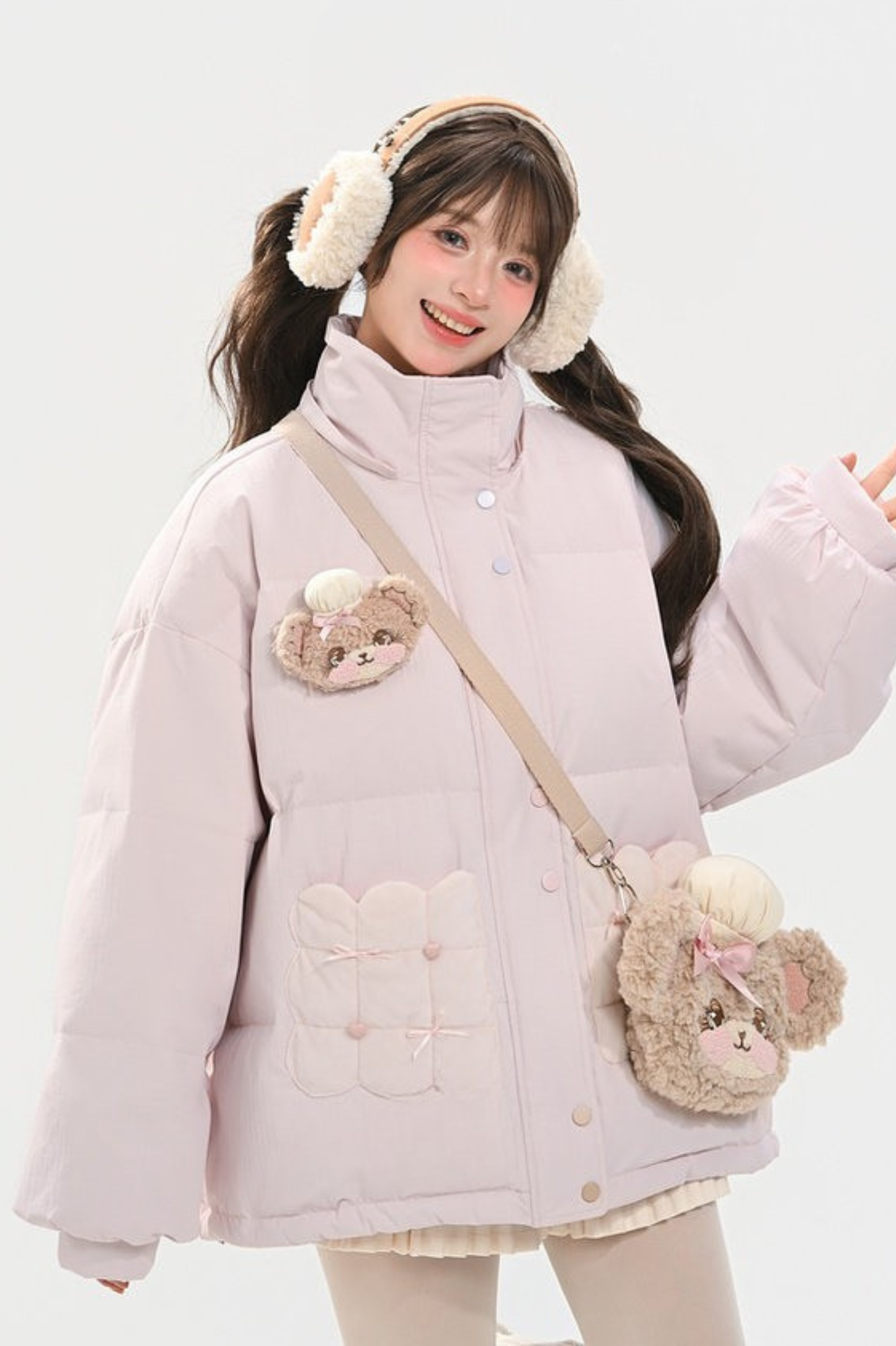 ベアフードスイートダウンジャケット