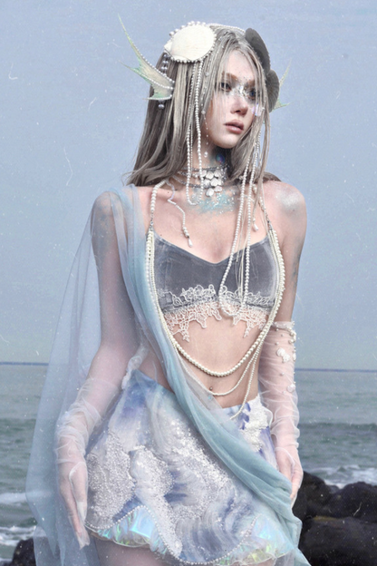 Velvet Pearl Lace Camisole