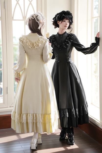 Elegant Dress + Shawl + Ribbon + Headdress