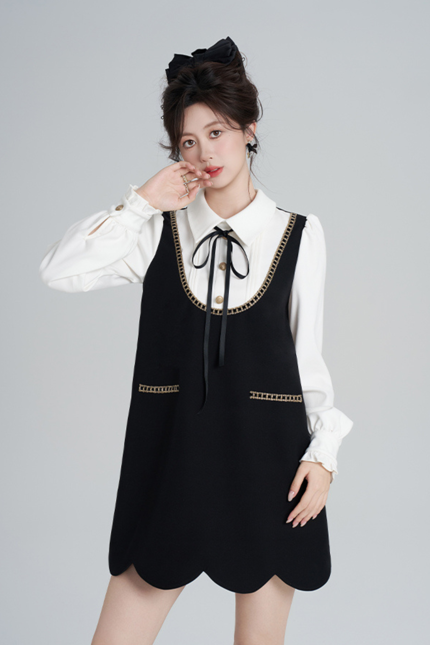 エレガントフレンチドールドレス