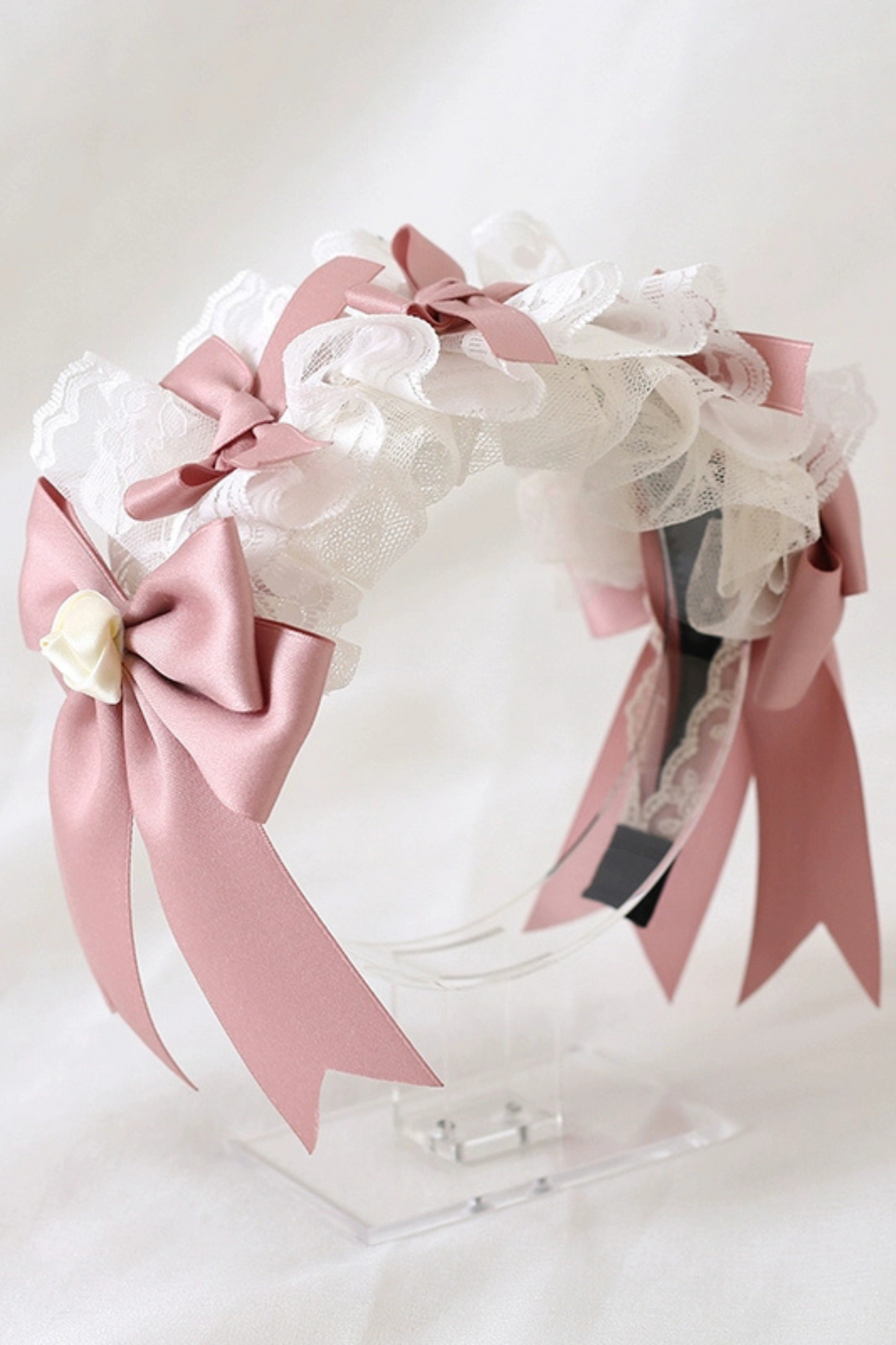 Girly Pink Ruffle Lolita Accessories