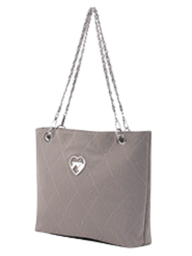 Diamond Stitch Style Pattern Leather Tote Bag