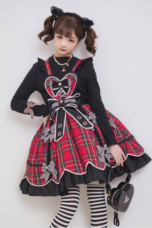 Abito Lolita Dolce a Cuore + Cerchietto