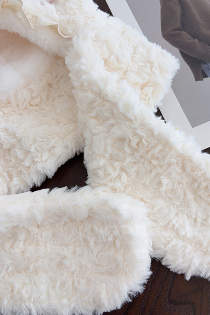 ラムファーハット+スカーフ