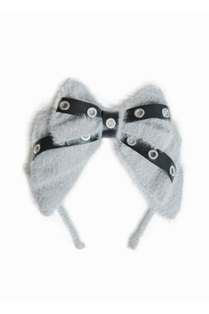 Dark big ribbon catsuit