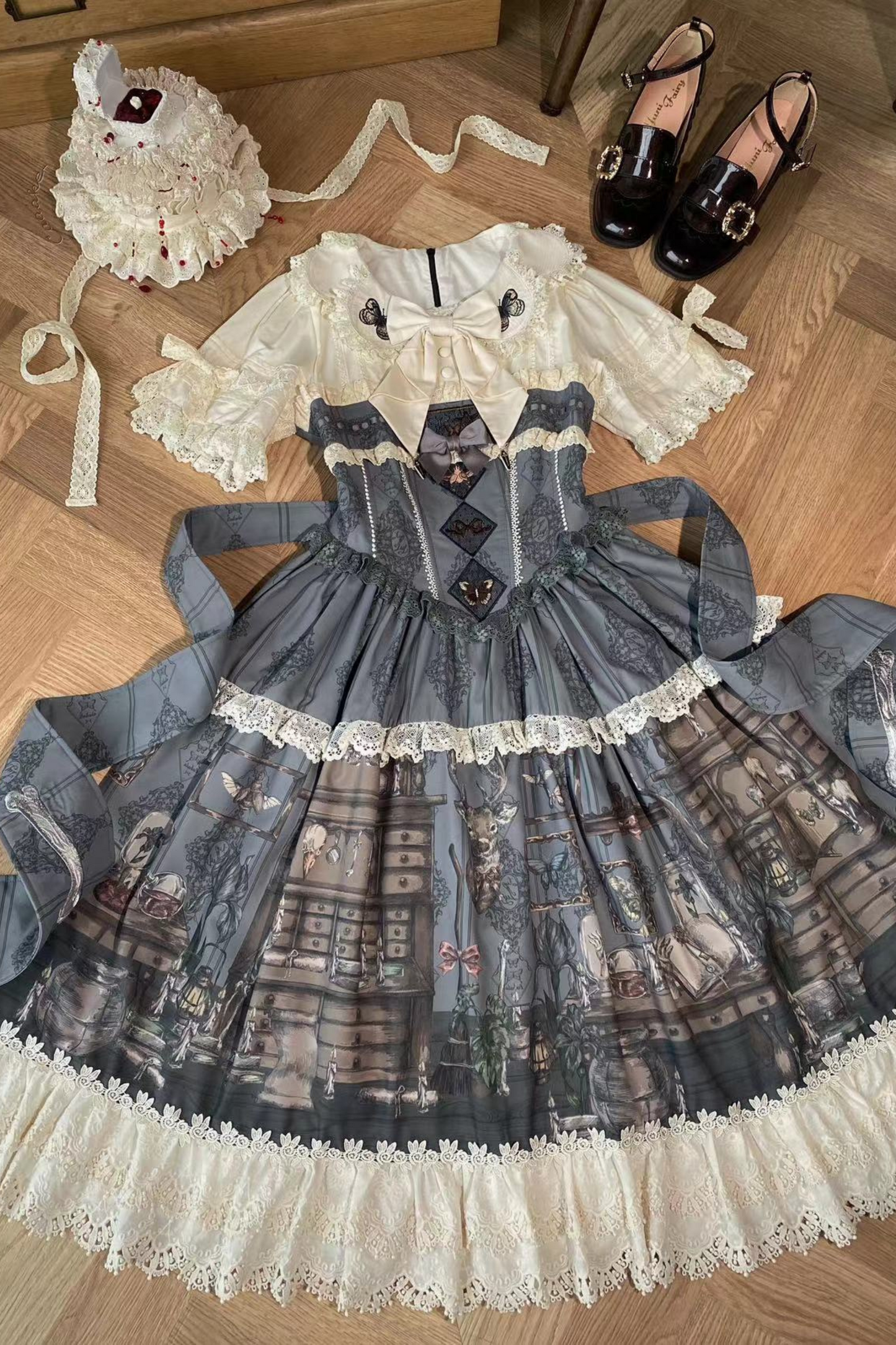 Cotton Frill Lolita Accessory Set