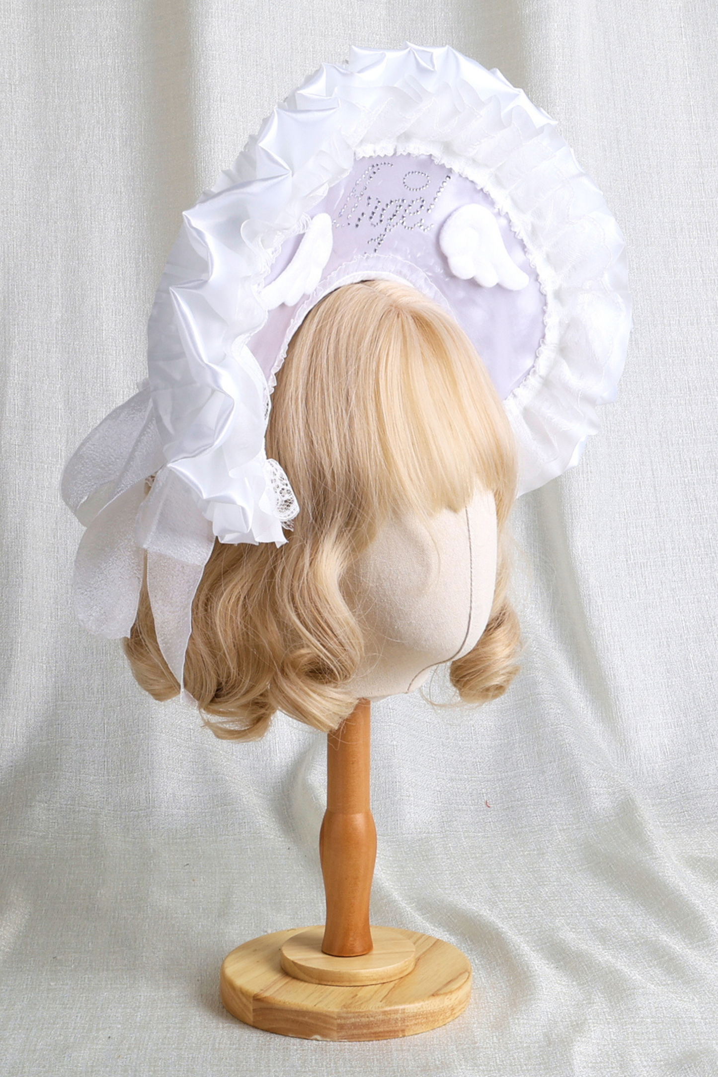 Baby feather doll Lolita flat hat + hood