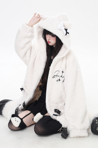 Furrouz Cat Ear Hooded Coat