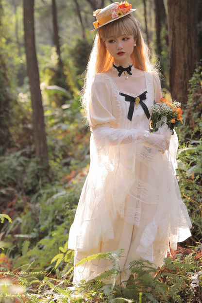 Elegant Retro Lace Classic Lolita Dress