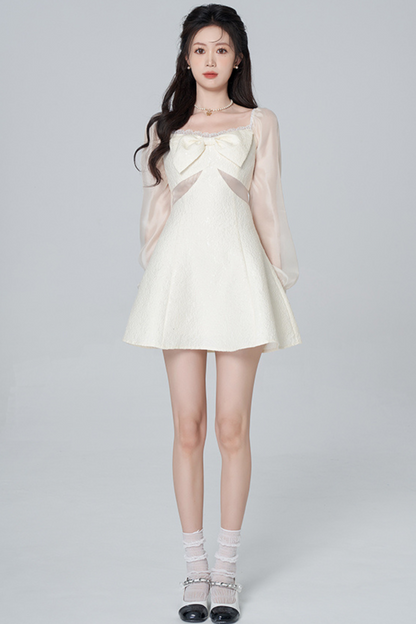 シアースイートピュアスクエアネックドレス