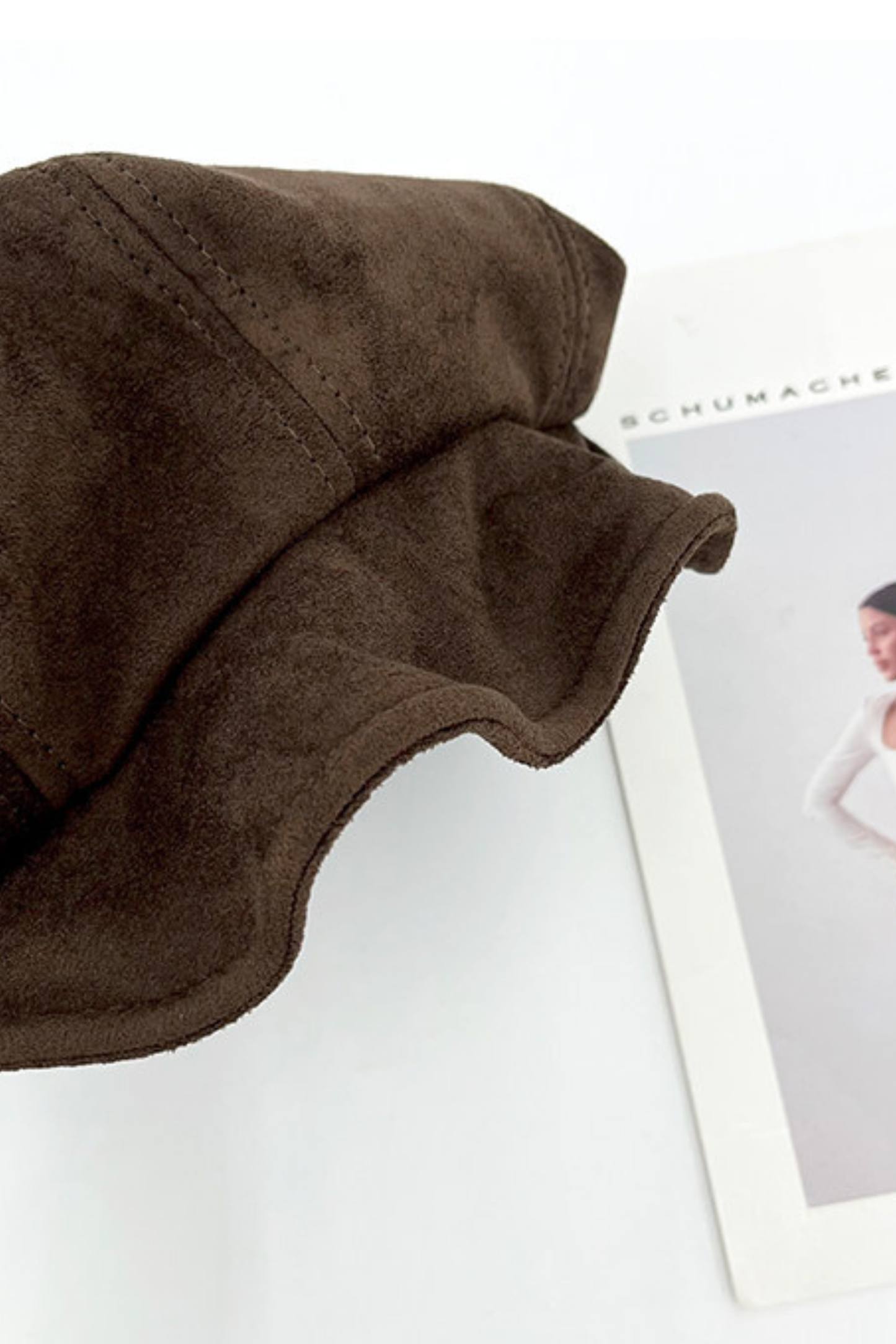 Retro Suede Cat Ear Beret