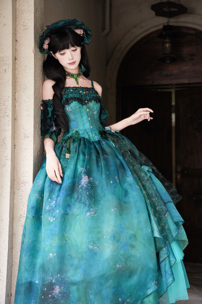 【3月19日予約締切】シルビアトップス+フレアスカート+ハット+スリーブ+ネックレス