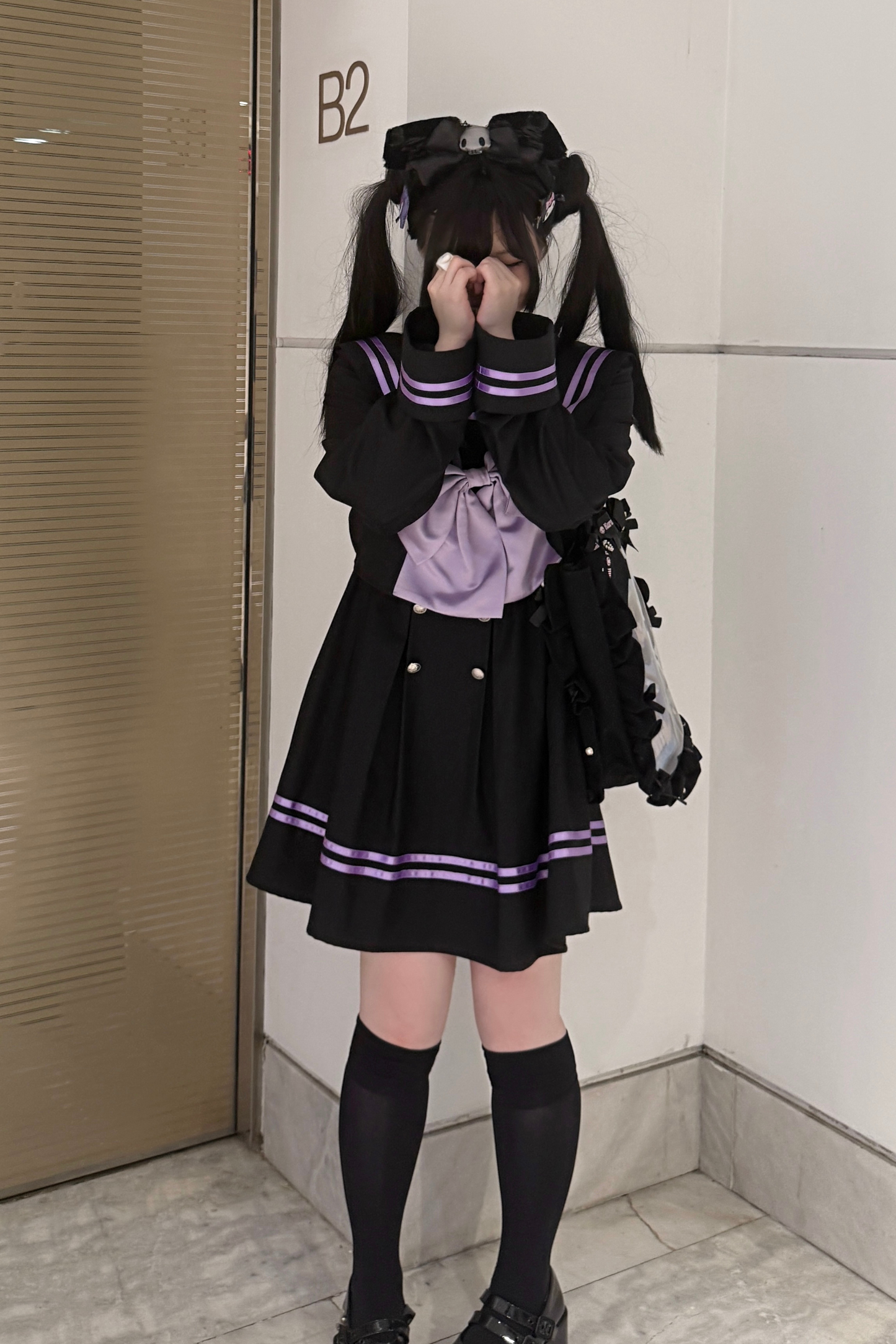 セーラー サブカルチャーワンピース+ビックリボン