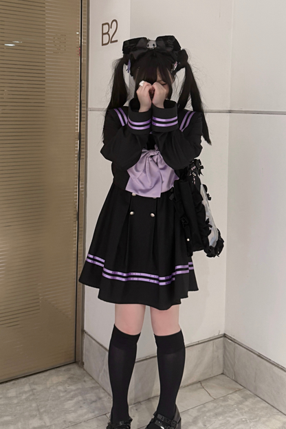 セーラー サブカルチャーワンピース+ビックリボン