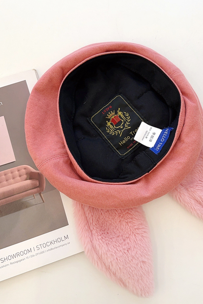 ファーバニーイヤーハット+ラムハット