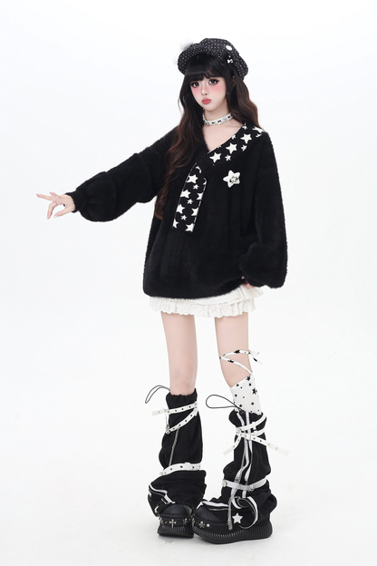 Star Design Loose Top