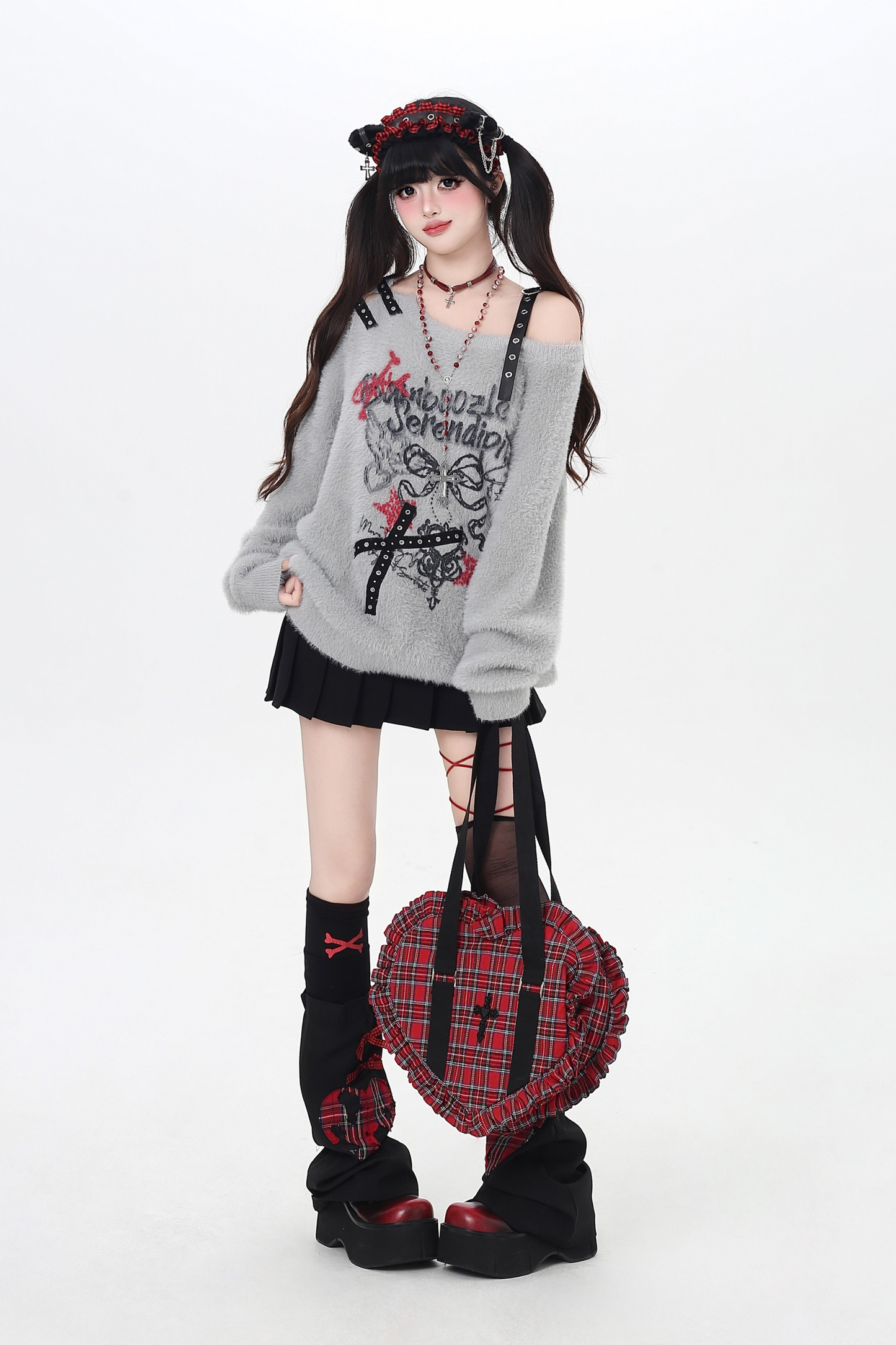 Sweet Cool Ribbon Off-the-shoulder Top