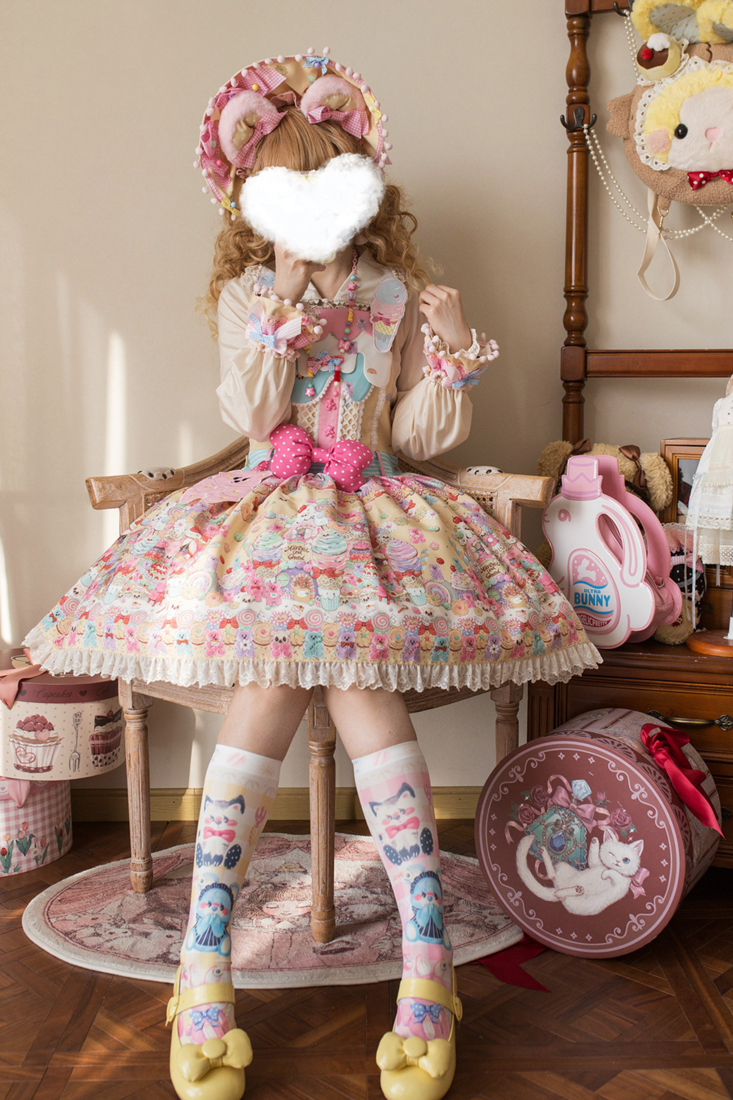 スウィートハートキャンディサスペンダースカート+ジャンパースカート