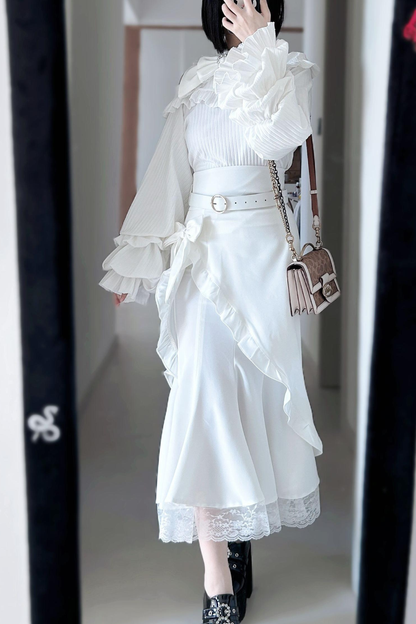 レースシステムマーメイドスカート