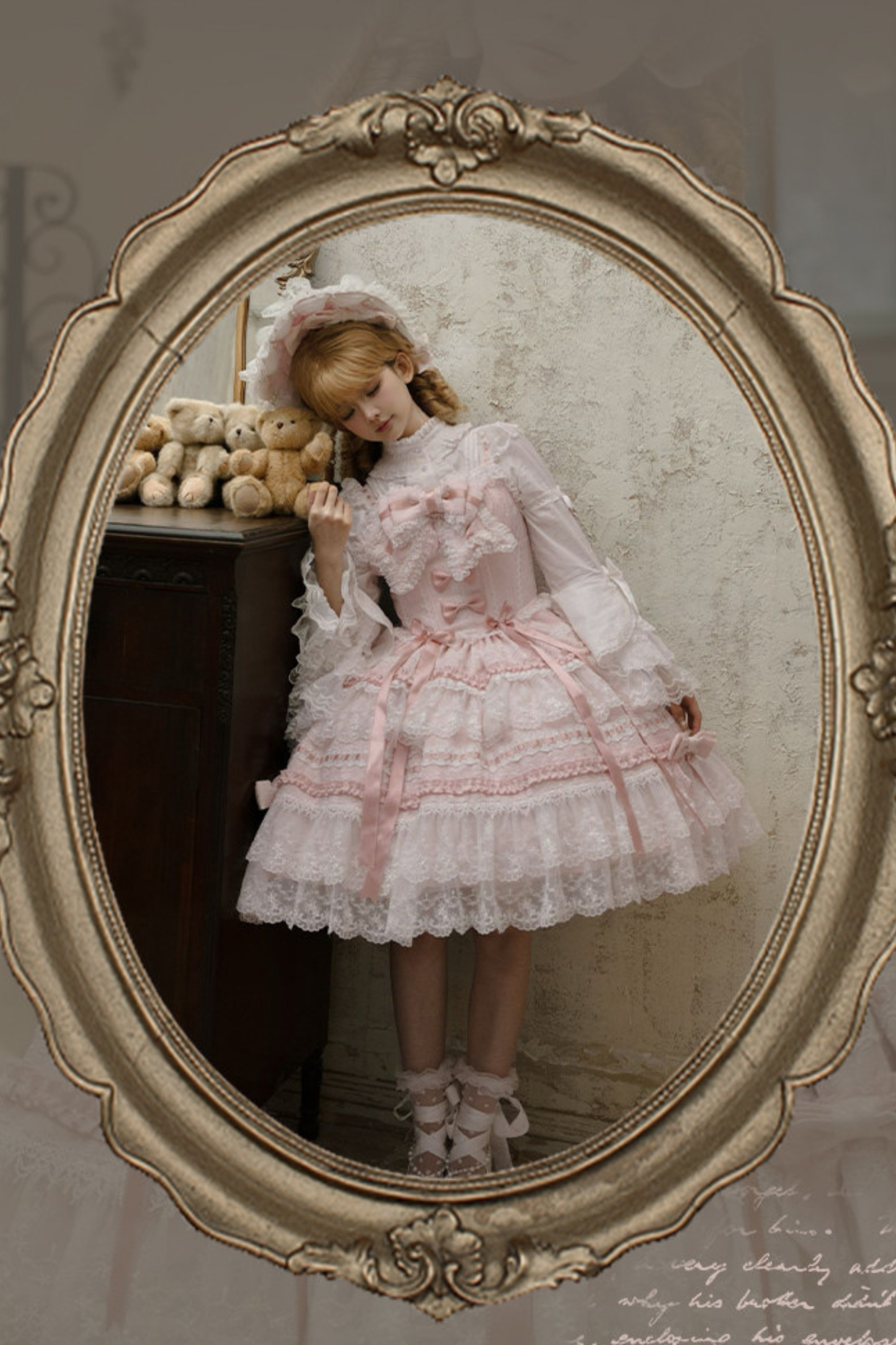 Nice Heartbeat Lolita Dress + Cape + Hat