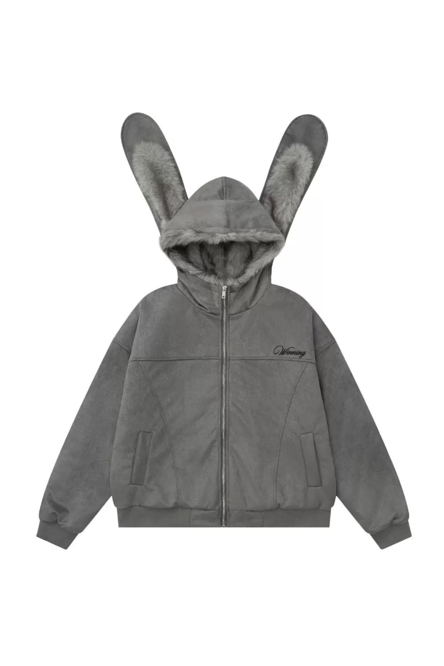 Rabbit Ear Hooded Jacket