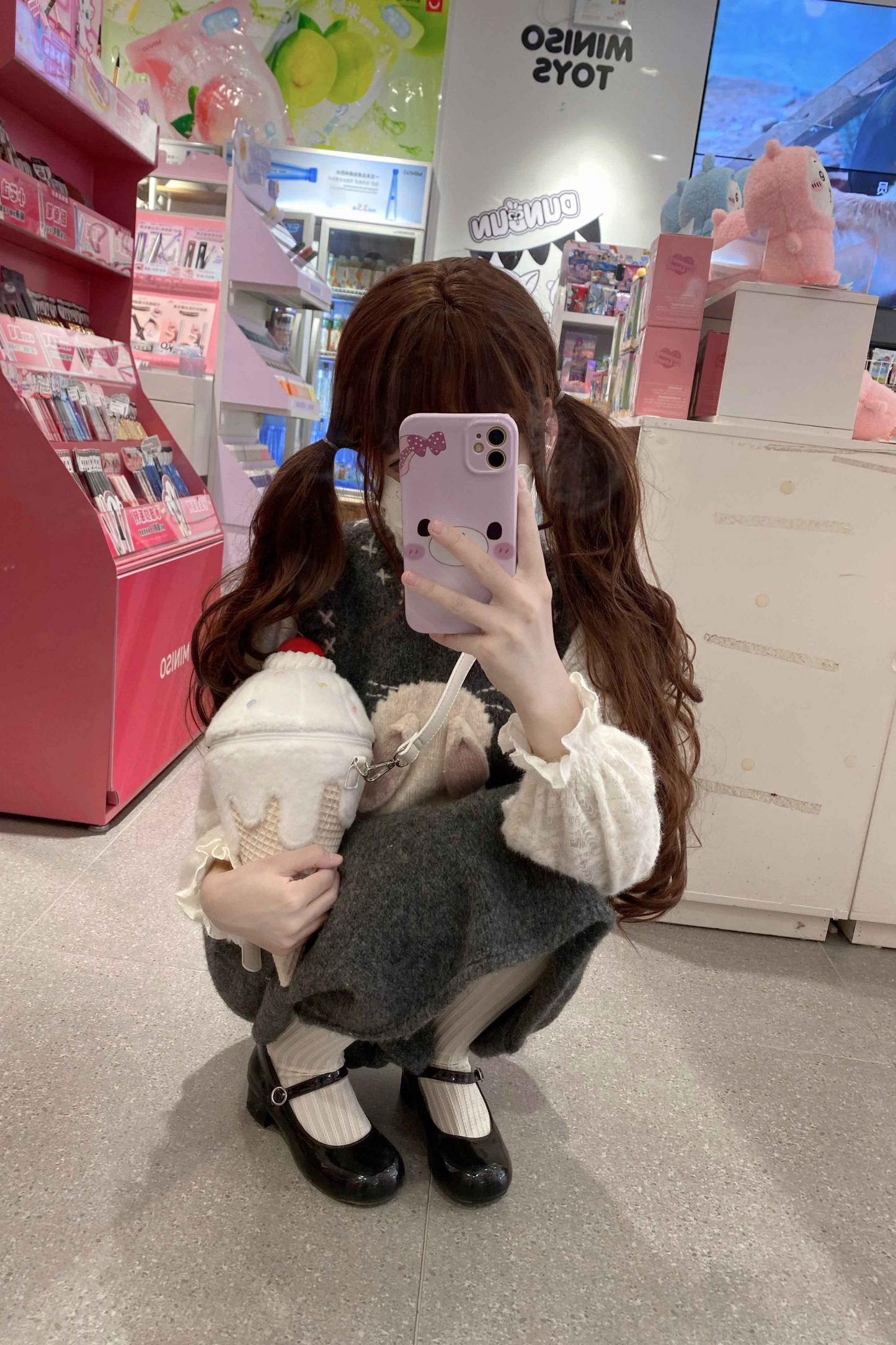 アイスクリームクロスボディロリータバッグ