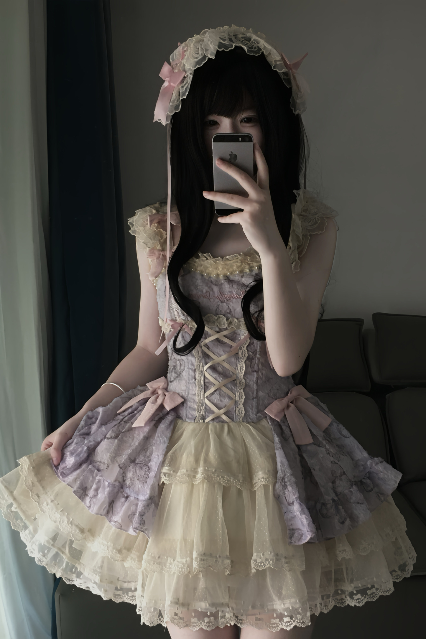 Butterfly Jacquard Sweet Princess Lolita Dress