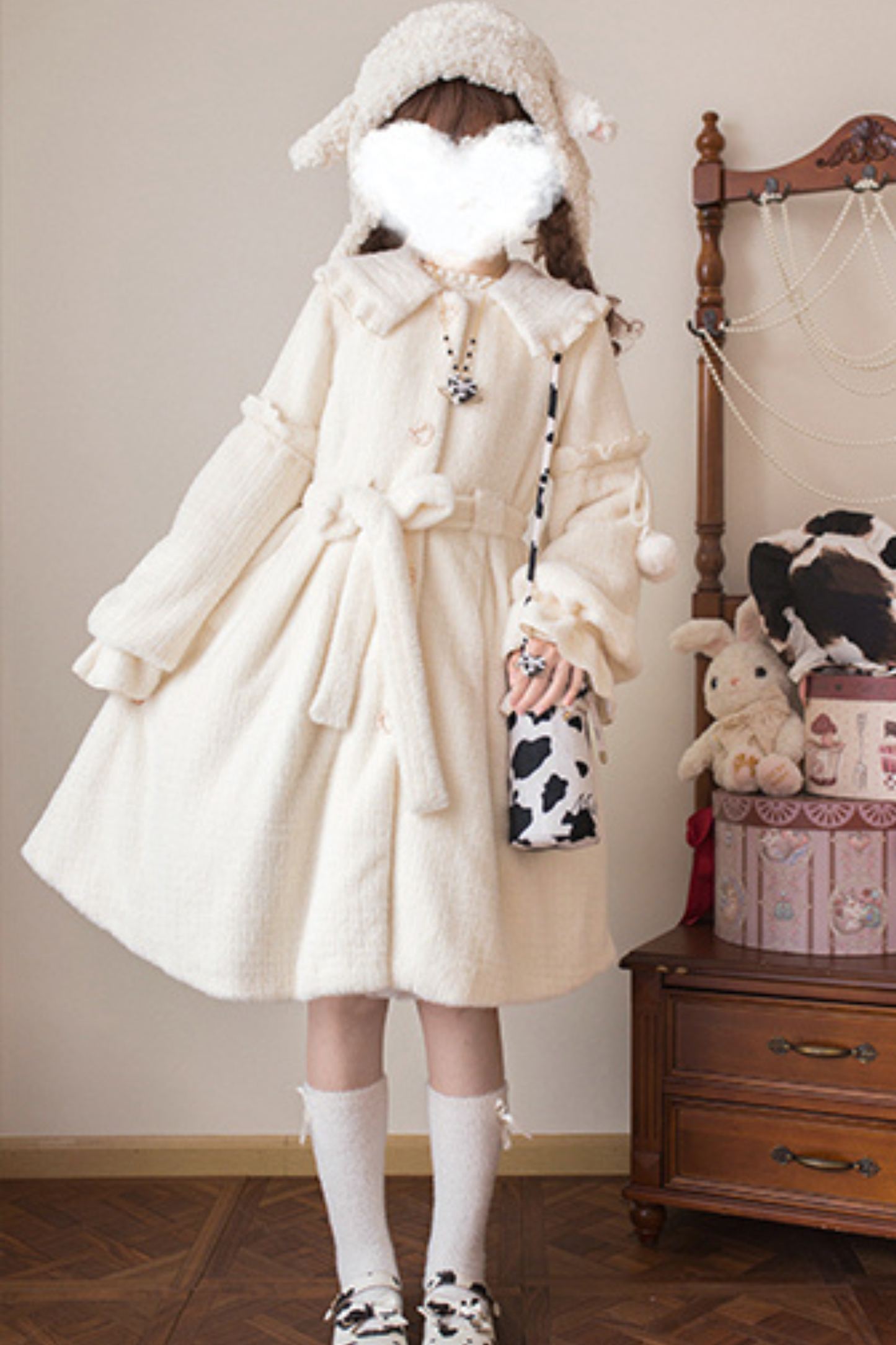 【予約商品】ウォームラビットファーロリータコート