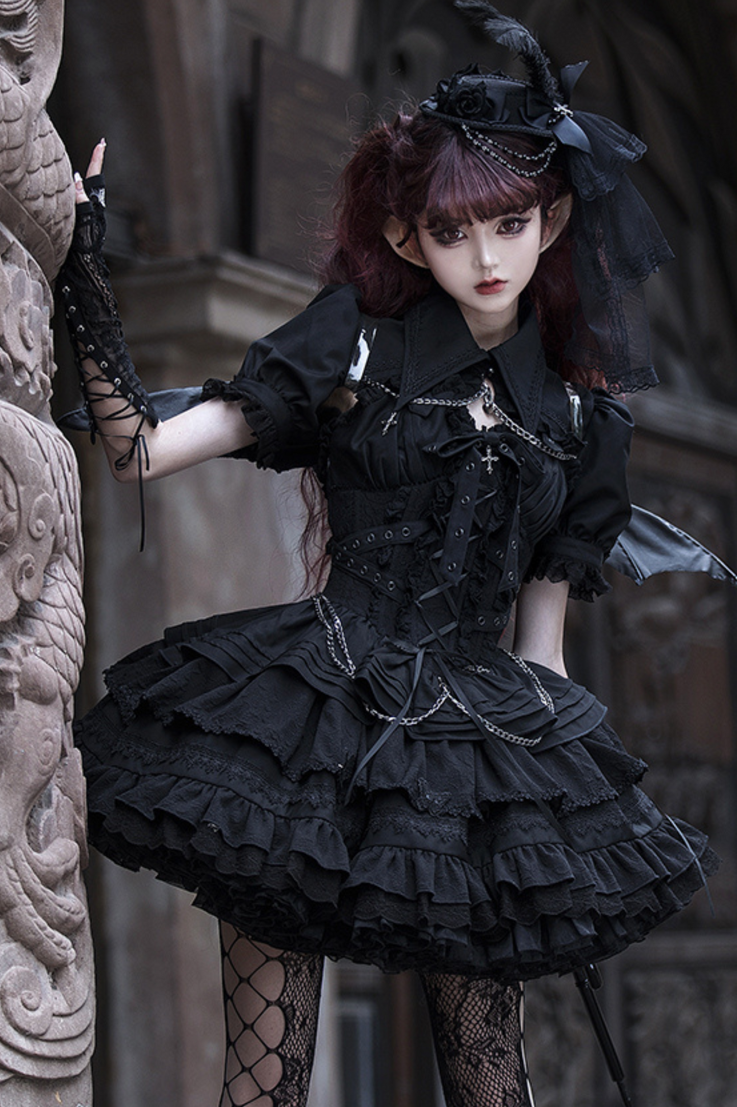 コントラクトクロスJSKゴシックエレガントロリータドレス