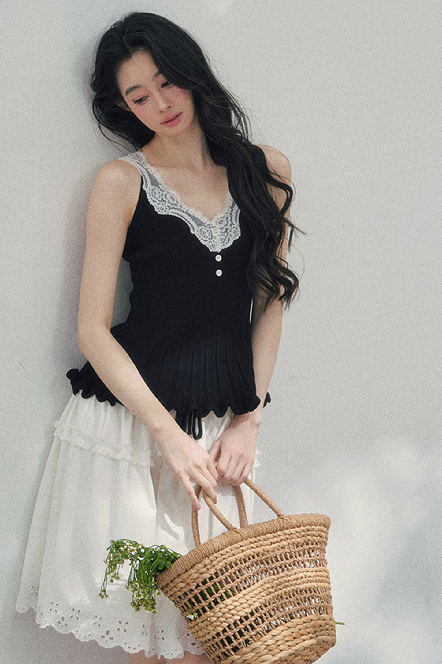 フレンチレースジャケット+キャミソール