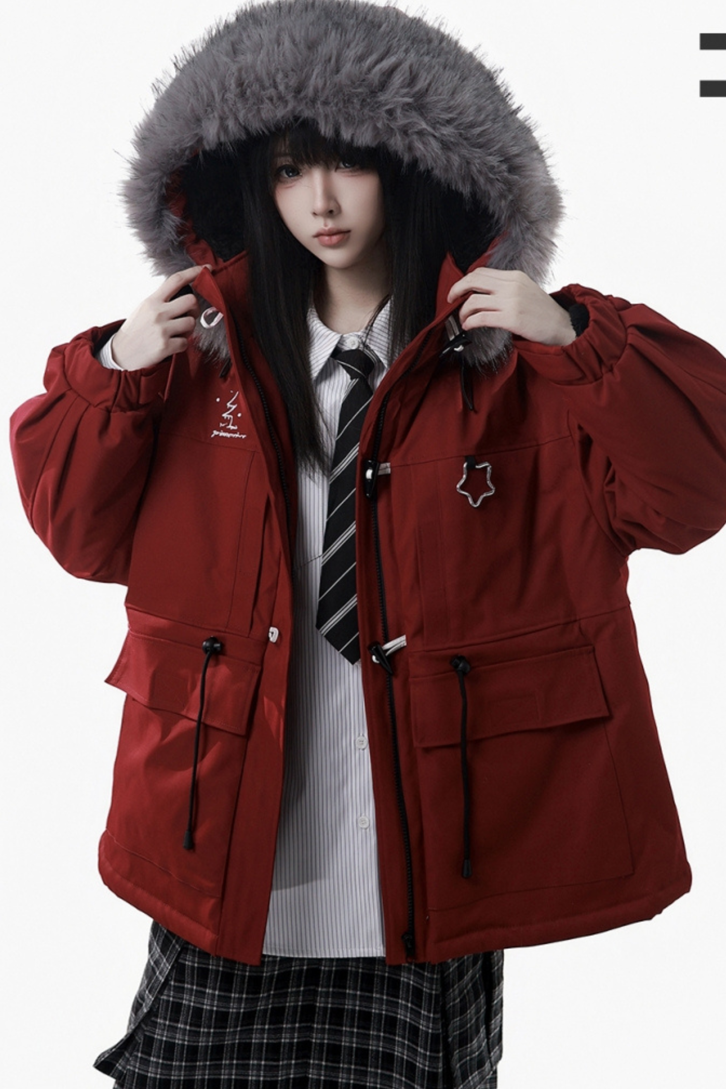 クリスマスフードコート+シャツ+スウェット+ロングスカート+パンツ