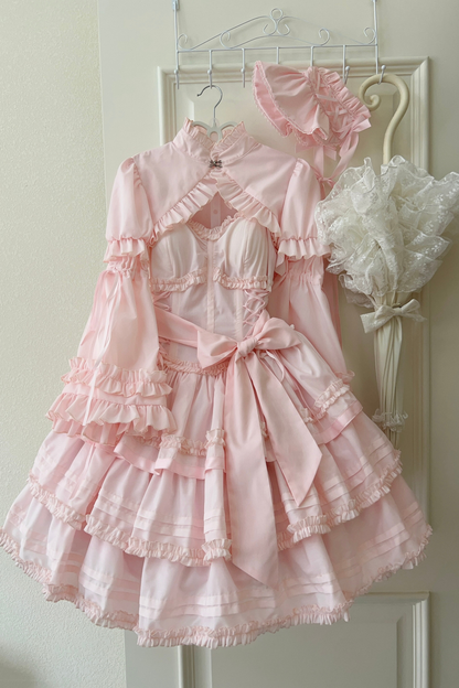 Sweet Fishbone Waist Lolita Dress