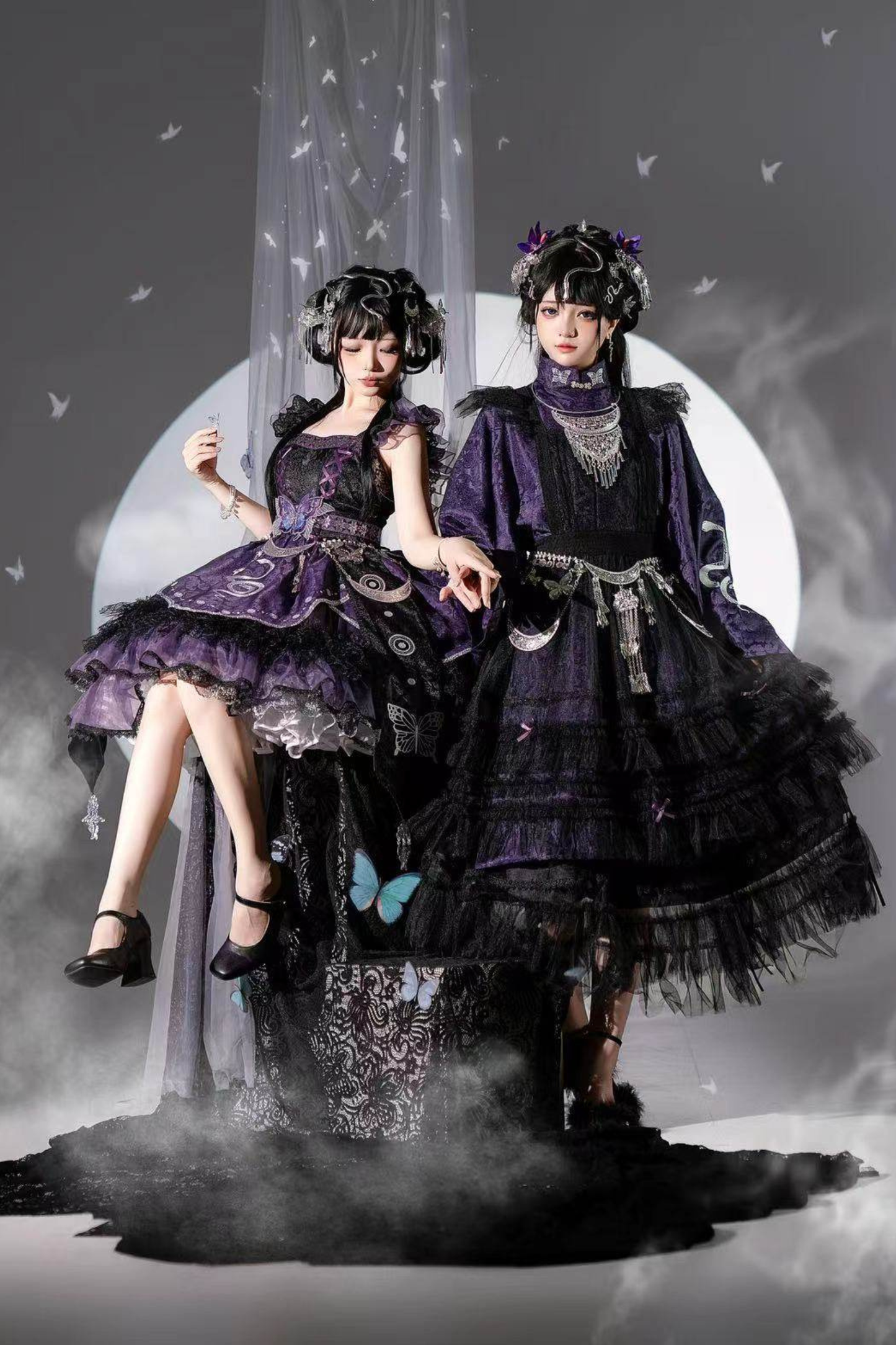 Exotic Style Chinese Lolita Dress Set